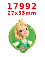 PR-17992 Принадлежности для рукоделия с изображением героев мультфильмов плоские с обратной стороны плоские смолы 30 штук. PR-17991-18249 - Цвет: PR-17992