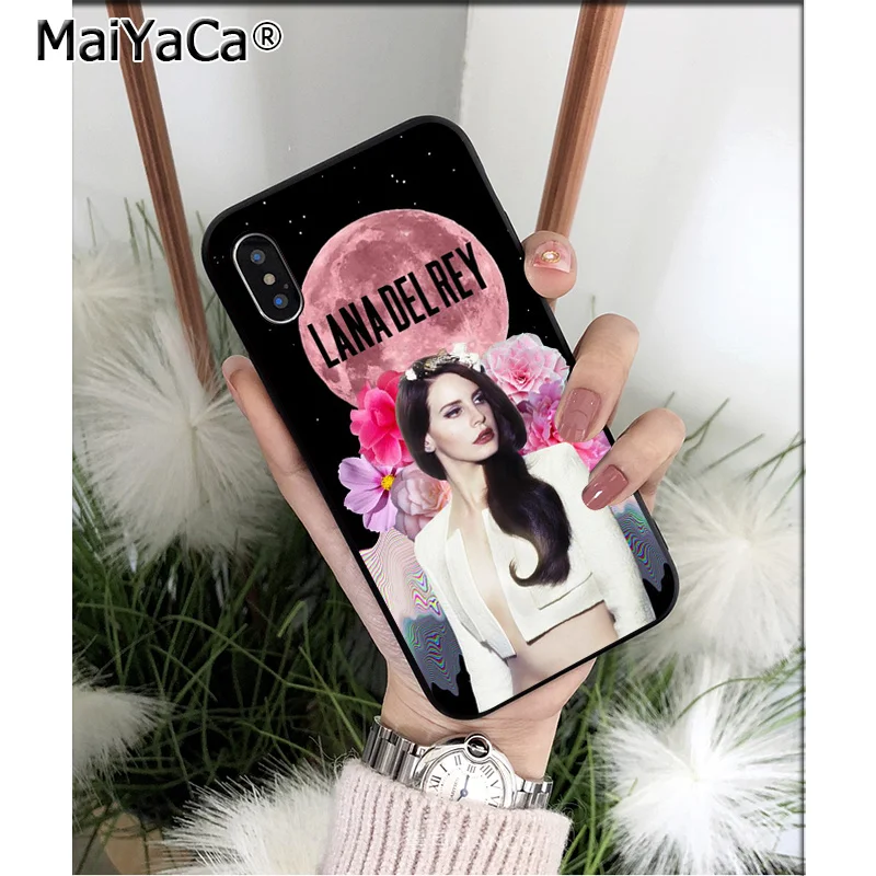 Высококачественный чехол для телефона MaiYaCa Singer lana del rey iPhone 5 5Sx 6 7 7plus 8 8Plus X XS MAX XR |