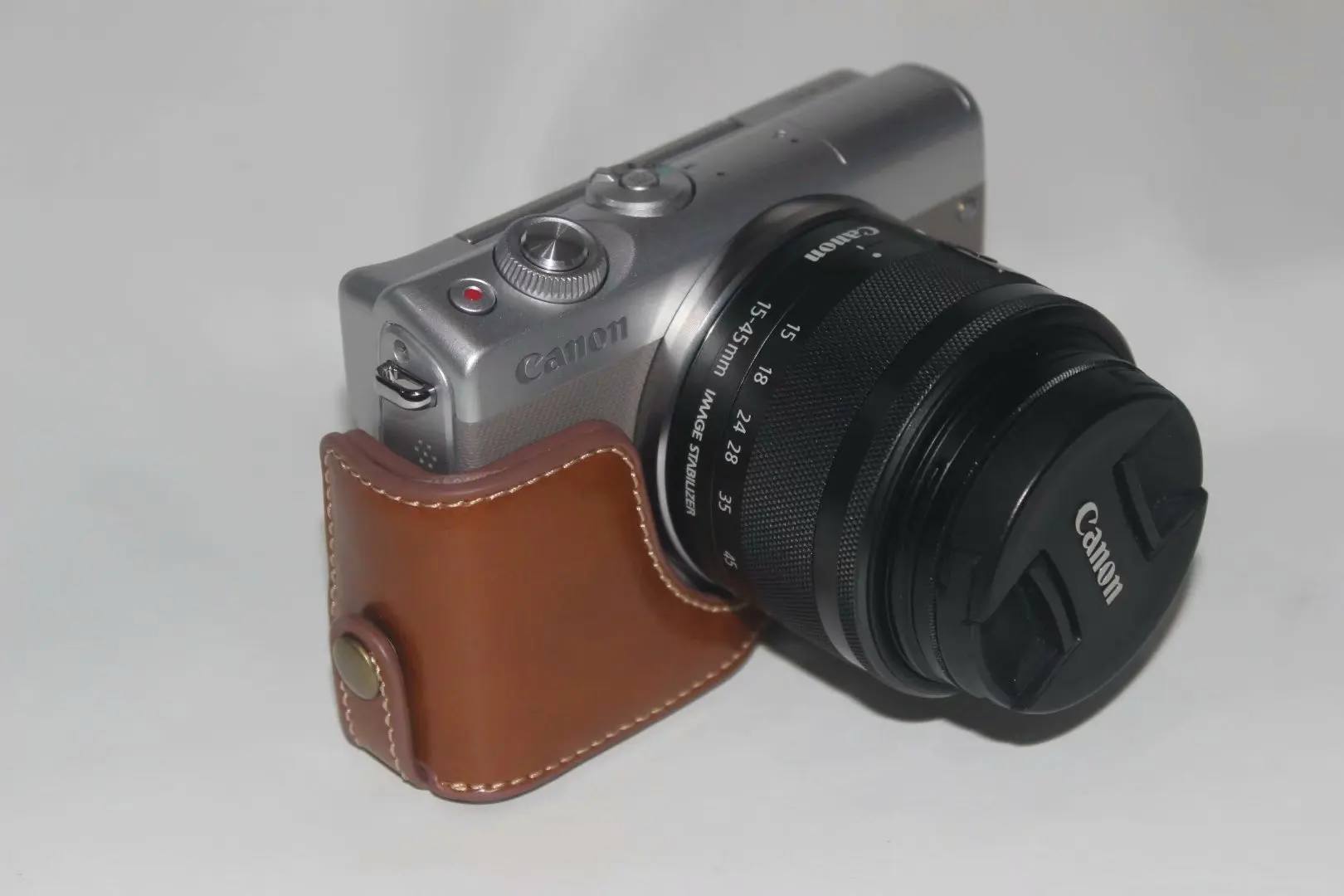 Чехол из искусственной кожи для видеокамеры Canon EOS M100|Сумки фото-/видеокамеры| |