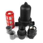 Сетчатый фильтр для аквариума 1,5 дюйма (50 63 мм), сетка 120 микрон, T-образный сетчатый фильтр, адаптер водяного насоса для аквариума, 130 дюйма