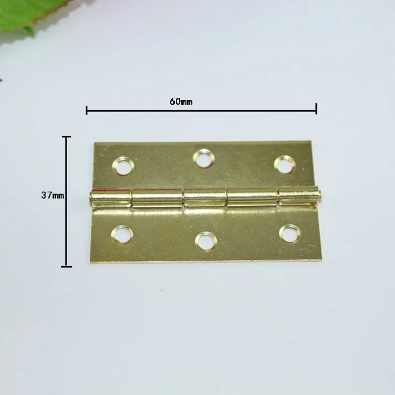 Желтая дверная петля для чемодана 6 отверстий декоративные петли украшение
