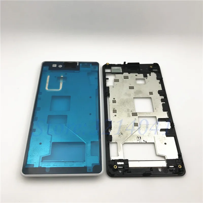 Оригинальный ЖК-дисплей для Sony Z1 Compact Mini M51W D5503 передняя рамка средняя запасные