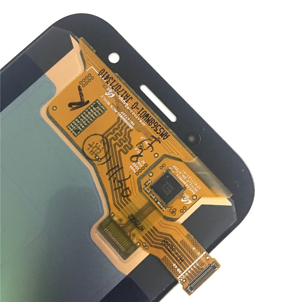 ЖК дисплей с сенсорным экраном AMOLED для Samsung Galaxy A7 2017 A720 A720F A720M|Экраны мобильных