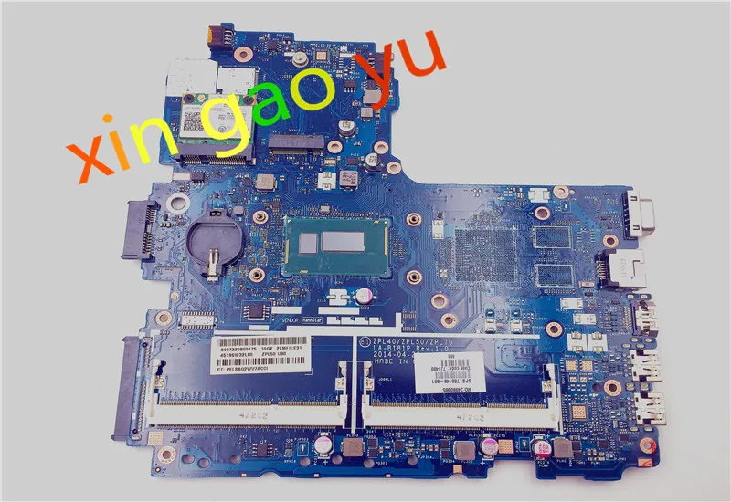 

799551-501 LA-B181P материнская плата для ноутбука HP PROBOOK 450 G2 REV1.0 ZPL40ZPL50ZPL70 материнская плата w/i3-5010u CPU Integrated Gr