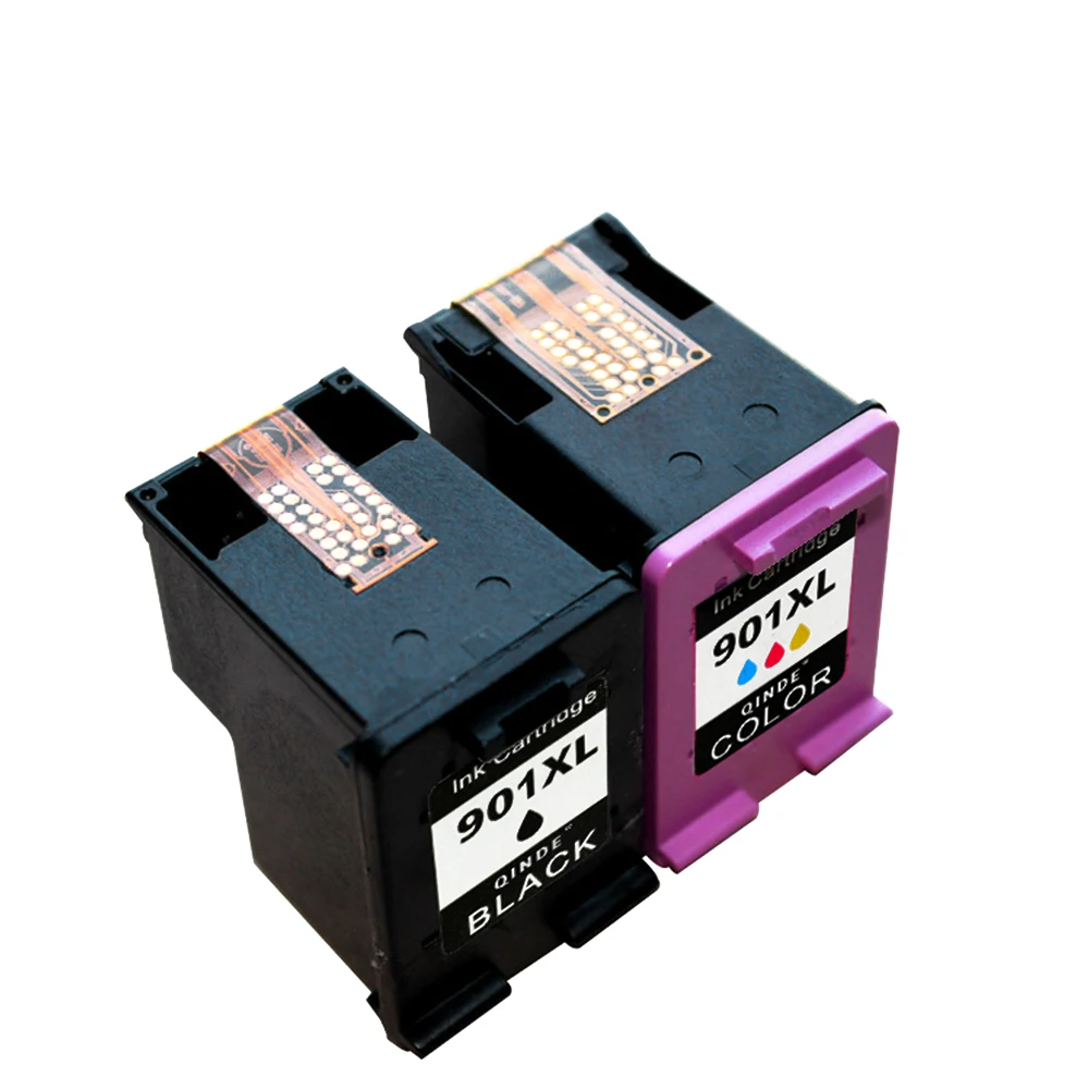 Qinde 901 Refilled Ink Cartridge Replacement for HP 901XL Officejet 4500 J4540 J4500J 4550 J4580 J4640 J4680c | Компьютеры и офис