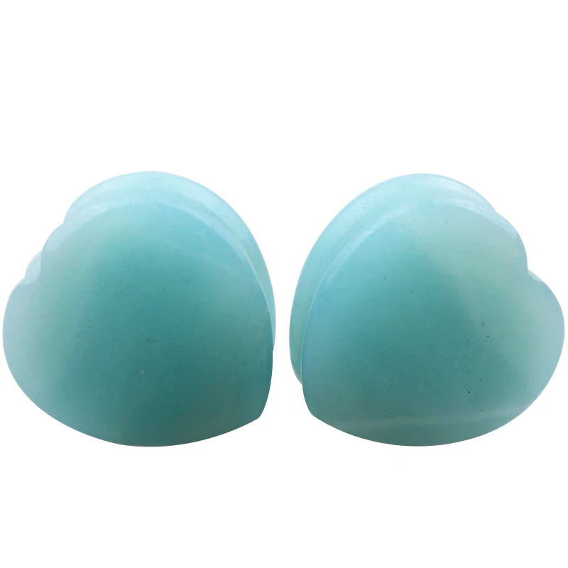 Новый продукт модные беруши из амазонита 6 мм-25 мм органическое натуральное