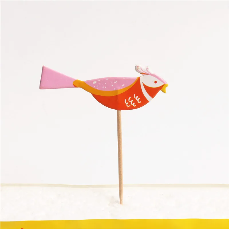 24 шт./лот Новый Дизайн милые птицы тематических вечеринок мультфильм кекс