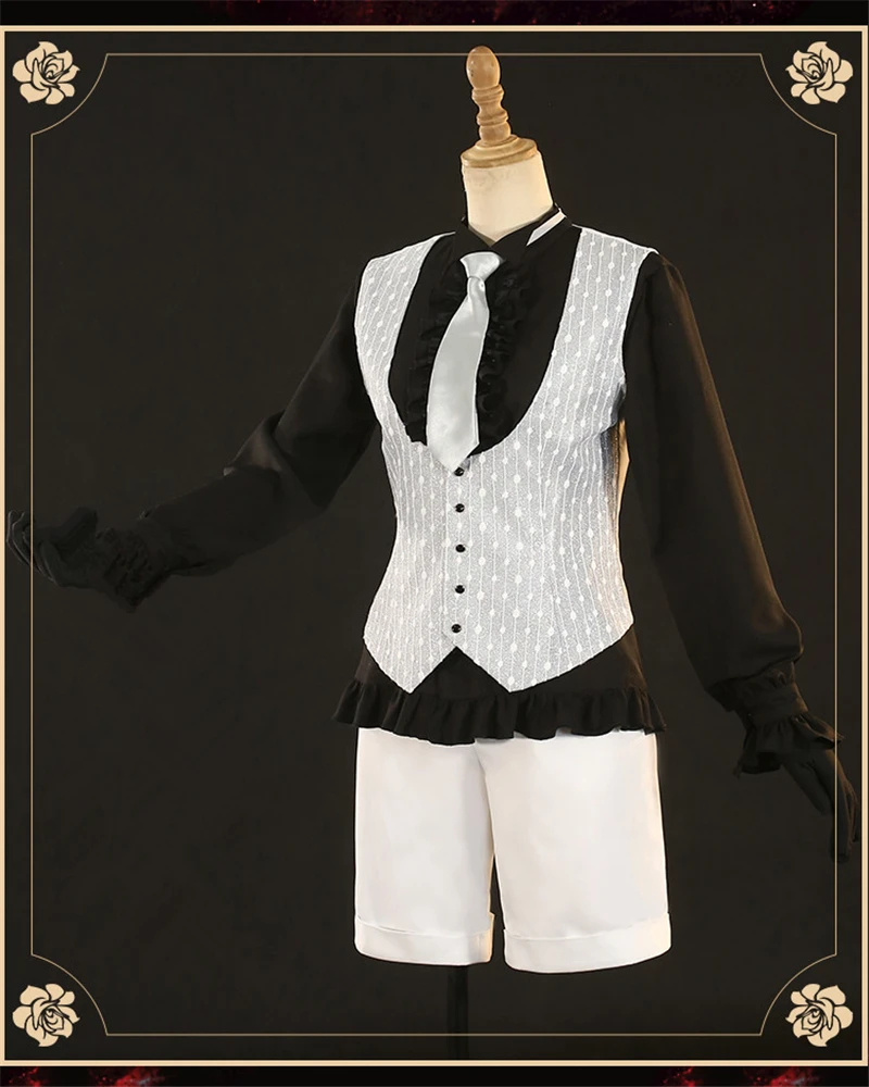 Предпродажа Аниме Косплей Черный Дворецкий Ciel Phantomhive and Elizabeth Lizzy косплей костюм белое свадебное платье