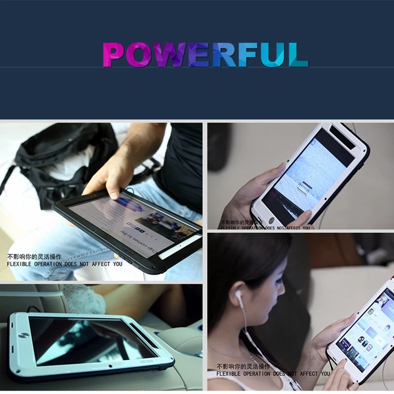 Lovemei Чехлы для apple iPad 2017/2018 9 7-дюймовый алюминиевый Металл + Мягкий силиконовый