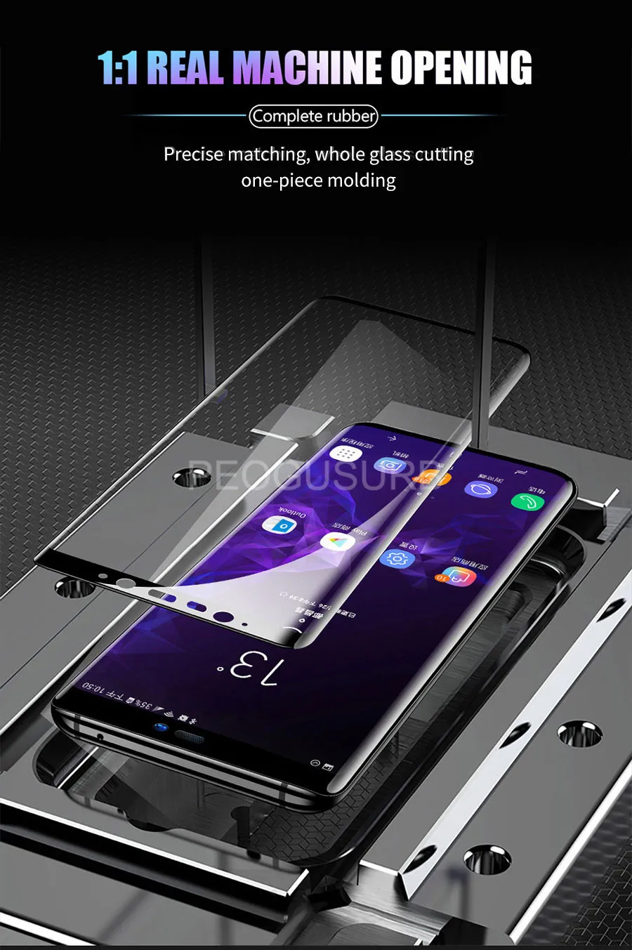 20D 3D изогнутый край Полное покрытие протектор экрана закаленное стекло для samsung Galaxy Note 8 9 S7 Edge S8 S9 Plus S10E S10 Plus
