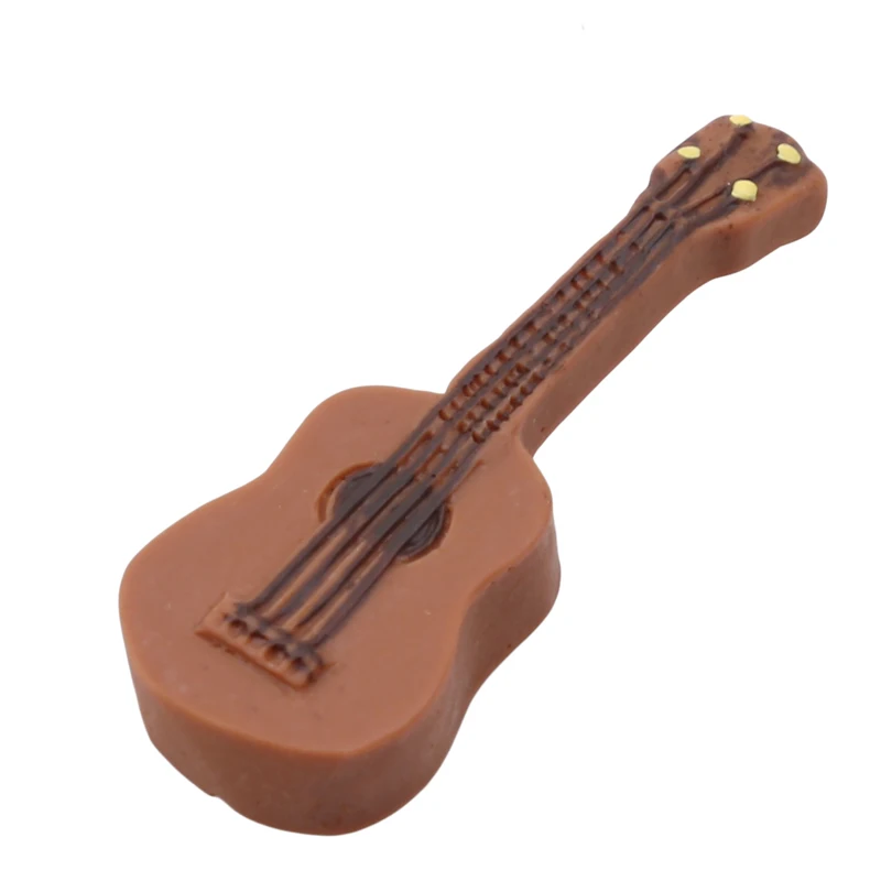 Hot Sale Christmas Gifts Replica Mini Musical Instrument Ornaments Miniature Acoustic Guitar Model Dollhouse Accessories | Дом и сад