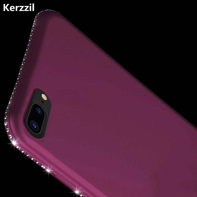 Роскошный блестящий чехол Kerzzil для iPhone 5 SE 5S блестящие мягкие Матовые чехлы из ТПУ