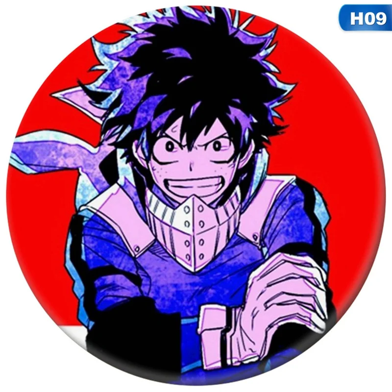 1 шт. аниме мой герой Academy значок косплея мультфильм Boku No Hero Academy брошь на булавке коллекция izku сумки Значки для рюкзаков