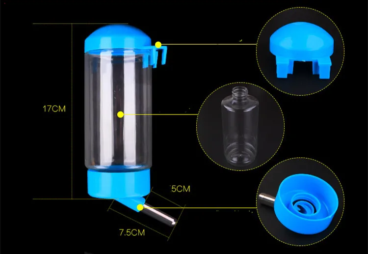 400ML Портативный питомца собаку бутылка для воды автоматическое оборудование