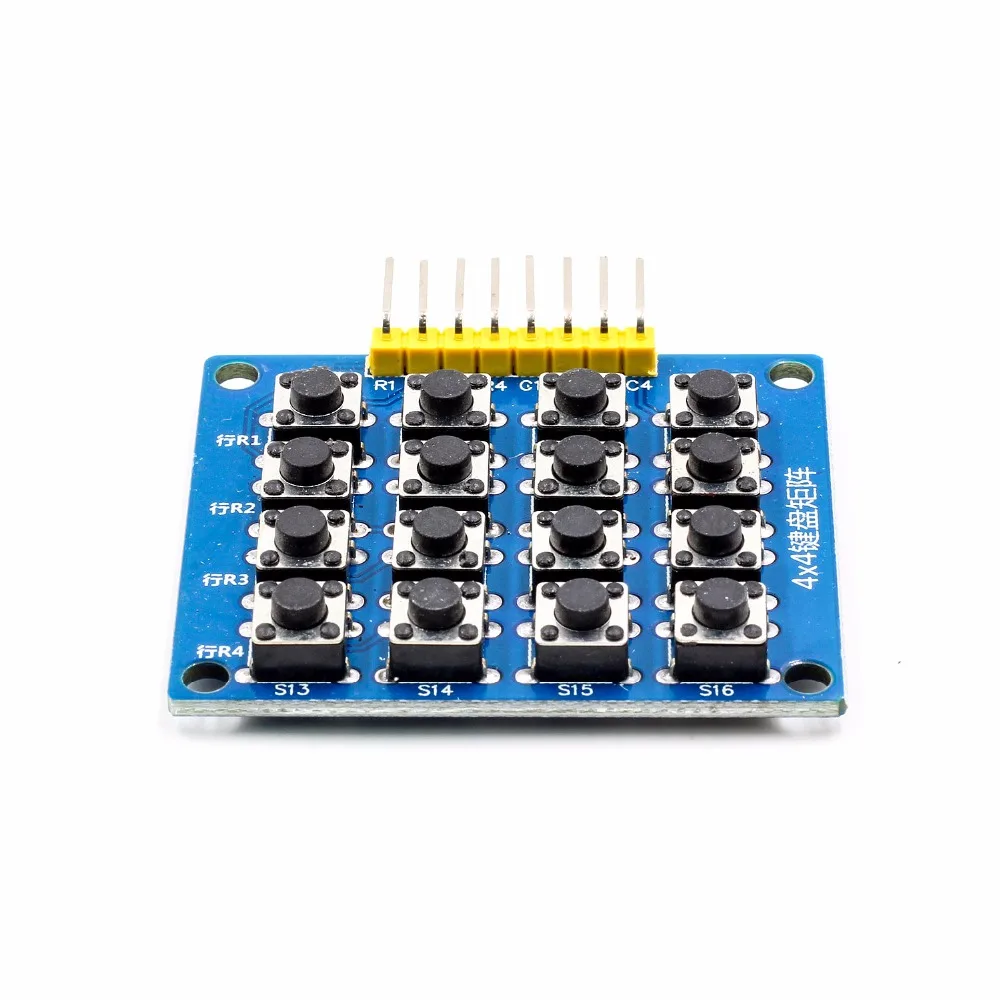 8pin 4x4 4*4 Матрица 16 кнопок клавиатуры макетный модуль микроконтроллер для arduino Diy Kit