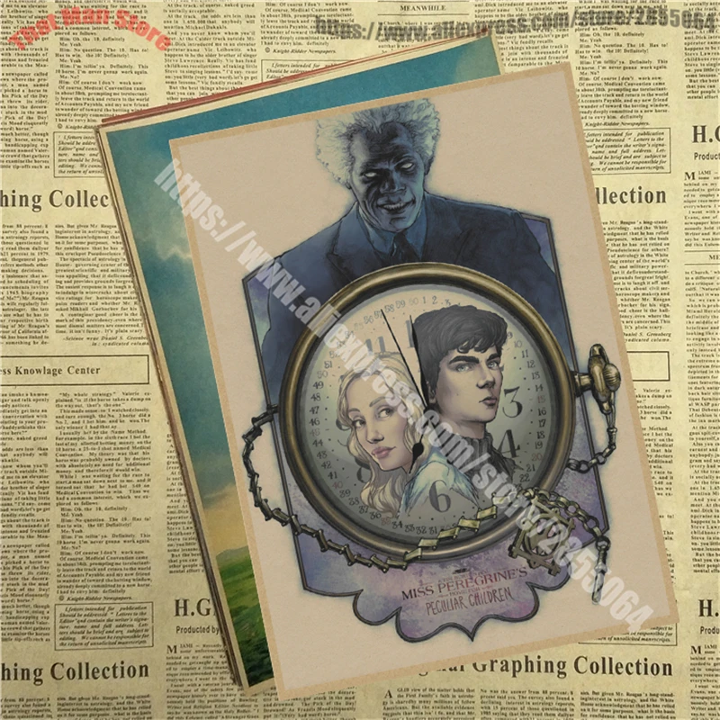 Miss Peregrine's Home для особенных детей core Винтажный Фильм крафт плакат Настенный декор Бар Кафе гостиная столовая