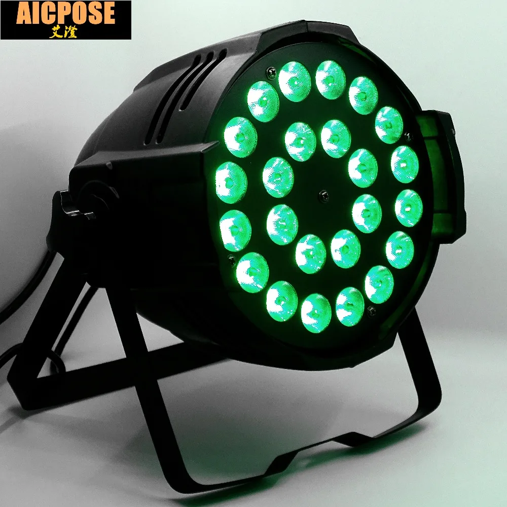 2 шт./лот 24x12 Вт алюминиевый LED Par RGBW 4in1 Can 64 Светодиодный прожектор dj проектор для