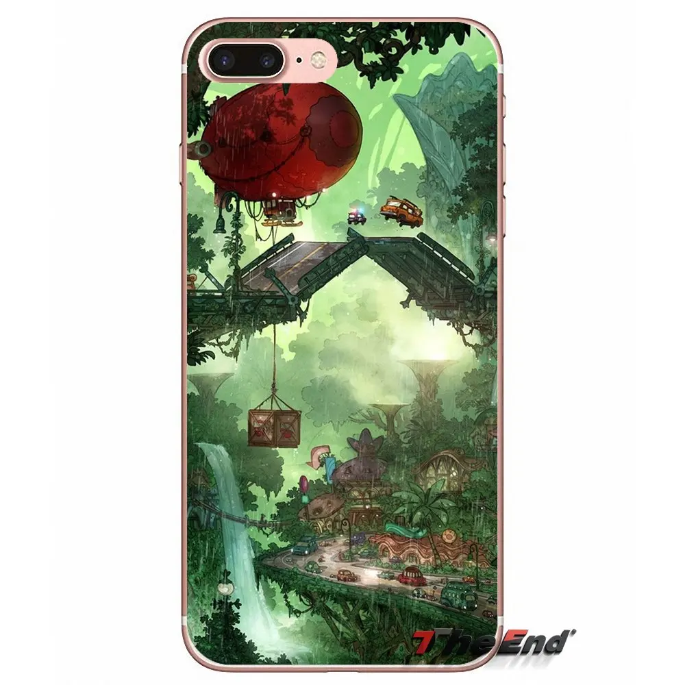 Magic Tree House anime Soft TPU Case Cover For Samsung Galaxy S2 S3 S4 S5 MINI S6 S7 edge S8 S9 Plus Note 2 3 4 5 8 Coque Fundas | Мобильные