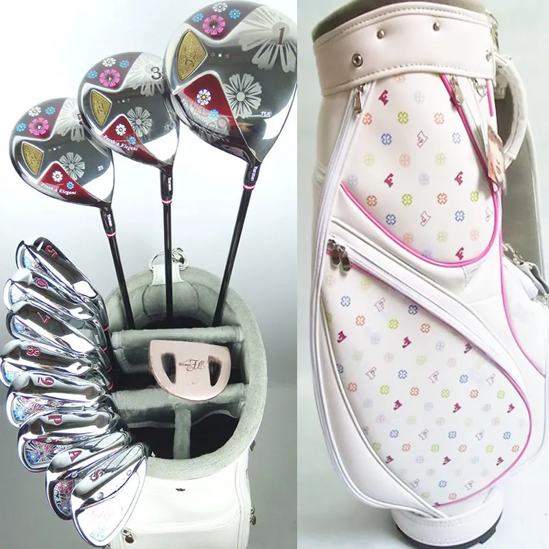 Новые женские Гольф клубы Maruman FL Golf полный комплект клюшек для водителей + дерево
