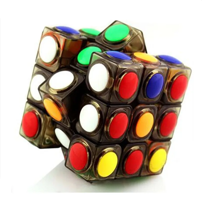 Прозрачный магический куб 3x3x3 скоростной кубик головоломка игровой