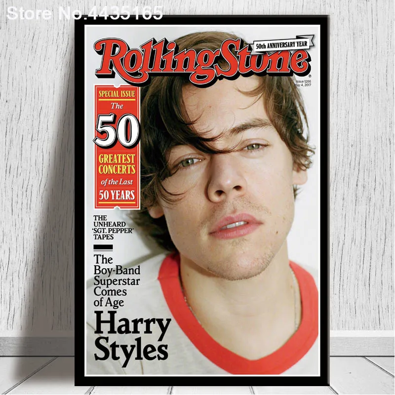 Лиловый Плакаты и принты Harry Styles», певица звезда альбом музыка постер Live Холст Картина Wall Art печати для Гостиная домашний декор - Цвет: Лиловый