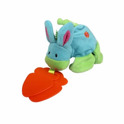 rabbit Погремушка вращается в коляску, подвесная кроватка, кукла, образовательный прорезыватель, для детей, мягкая ферма, подарок для младенцев, ранние мягкие игрушки для малышей - Цвет: rabbit