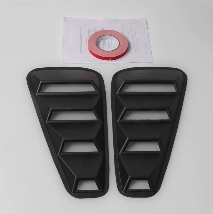 1 пара боковых накладок на окна для 15-18 Ford Mustang Air Vent Стайлинг автомобиля внешняя