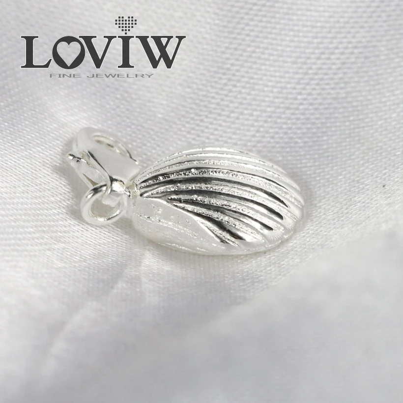 Подвеска в виде ракушки модное серебряное ювелирное изделие европейском стиле