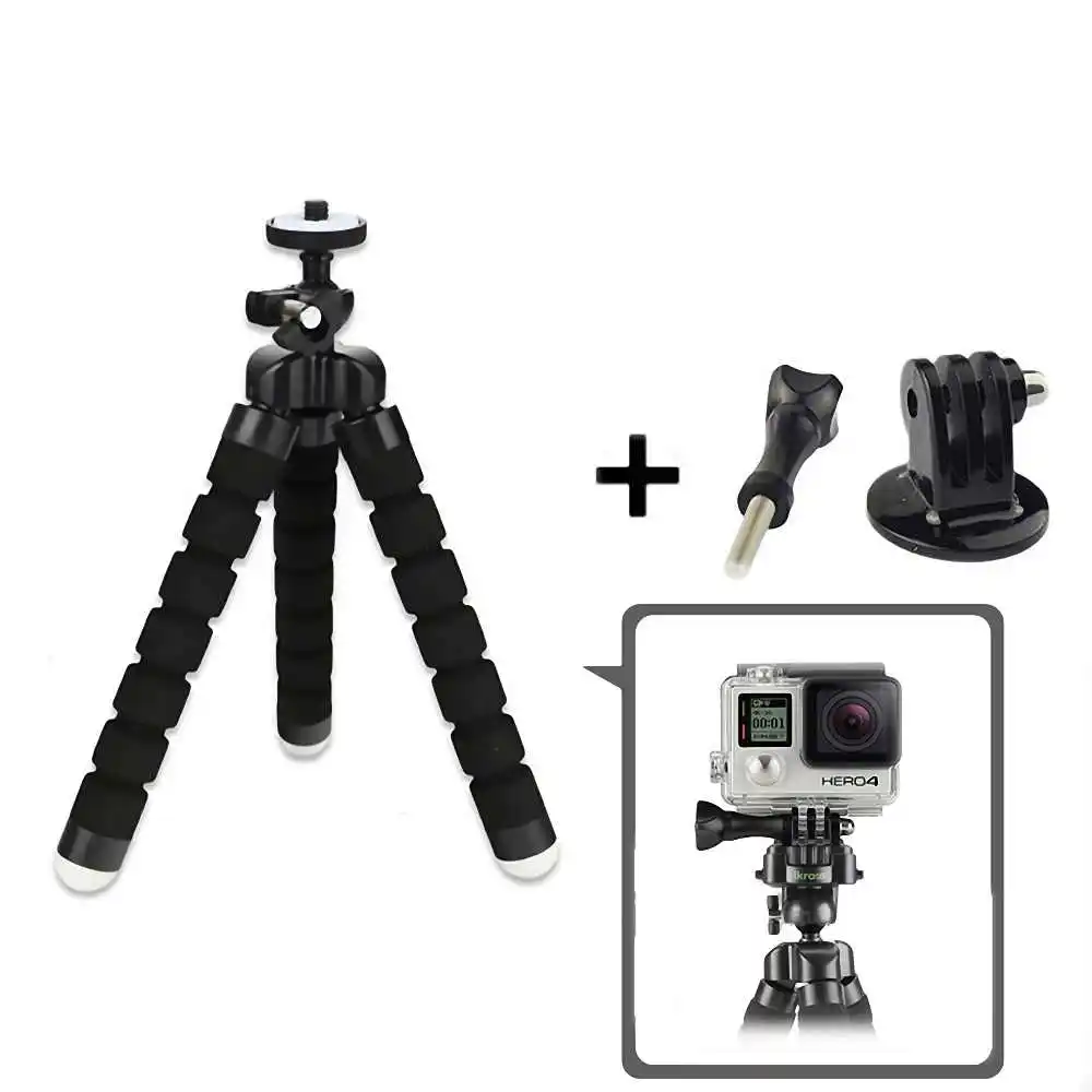 for GoPro Accessorie Для GoPro аксессуары гибкий Мини Осьминог штатив для телефона кронштейн Подставка монопод с винтом для GoPro Hero 5 4 3+ 2 Xiaomi Yi - Цвет: for GoPro Accessorie