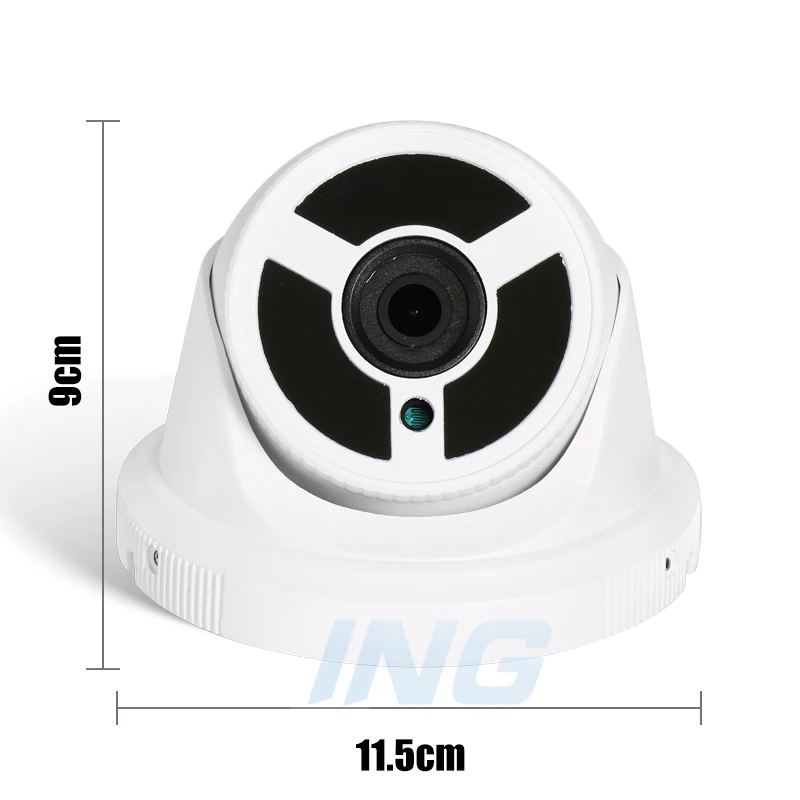 Инжектор POE Водонепроницаемый FHD 1080P IP Камера на открытом воздухе 30 ИК