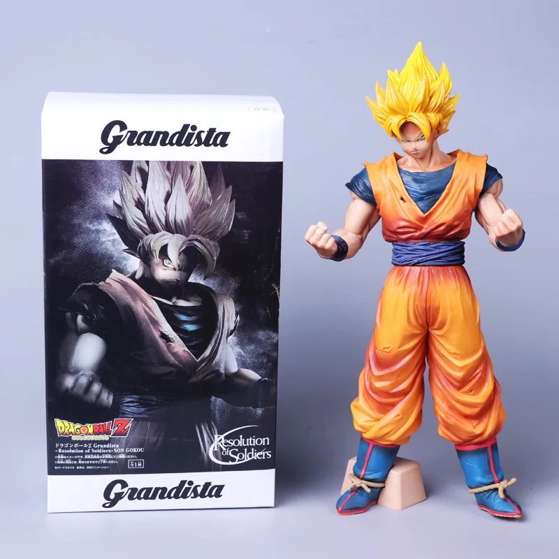 32 см большой Z Супер Saiyan Сон Гоку ПВХ фигурка dragon ball ros Son модель игрушки Кукла