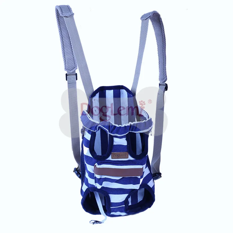 5 шт. полосатые нагрудные переноски для домашних животных собак холщовые ткань