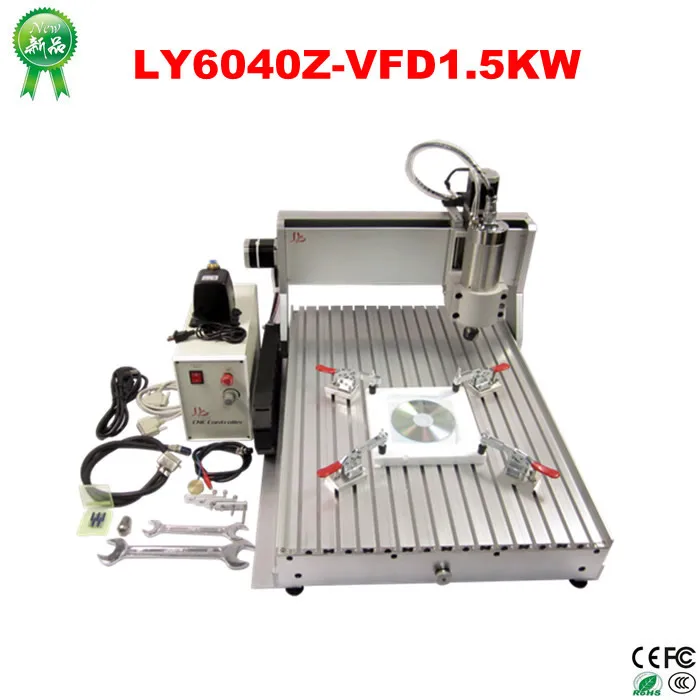 Мини фрезерный станок с ЧПУ 6040Z VFD1500W шпиндель 3 оси или 4 ЧПУ|machine machine|machine spindlerouter cnc