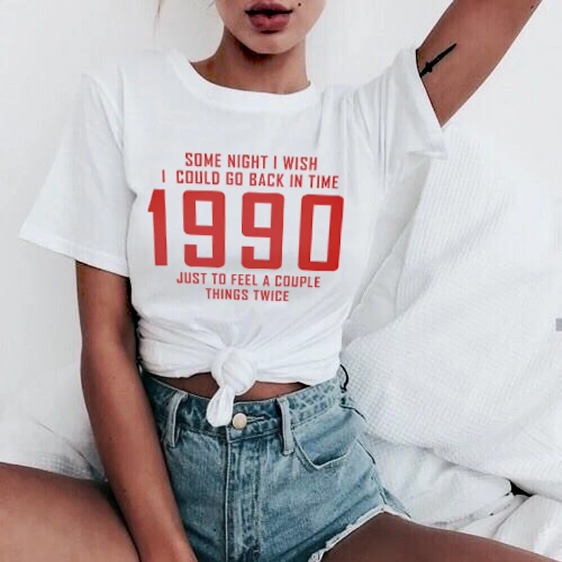 1990 бренд lips Girl летняя Корейская футболка с узором в стиле граффити женские топы белая футболка Женская Harajuku с коротким рукавом и круглым вырезом в стиле панк