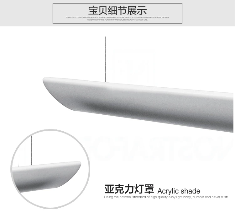 Современный L135cm Artemide Mouette светодиодный белый акриловый подвесной светильник, лампа для офиса, ресторана, зала, белая PC ПВХ лампа для подвесного потолка