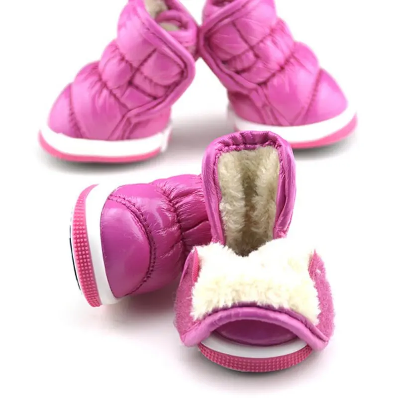 Новинка модные зимние ботинки из мягкой искусственной кожи с рюшами для