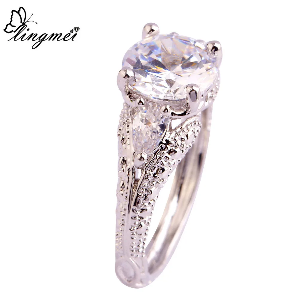 Женское серебряное кольцо с фианитом размеры 6 9/10/11 пар|couple rings|ring womencolorful ring |