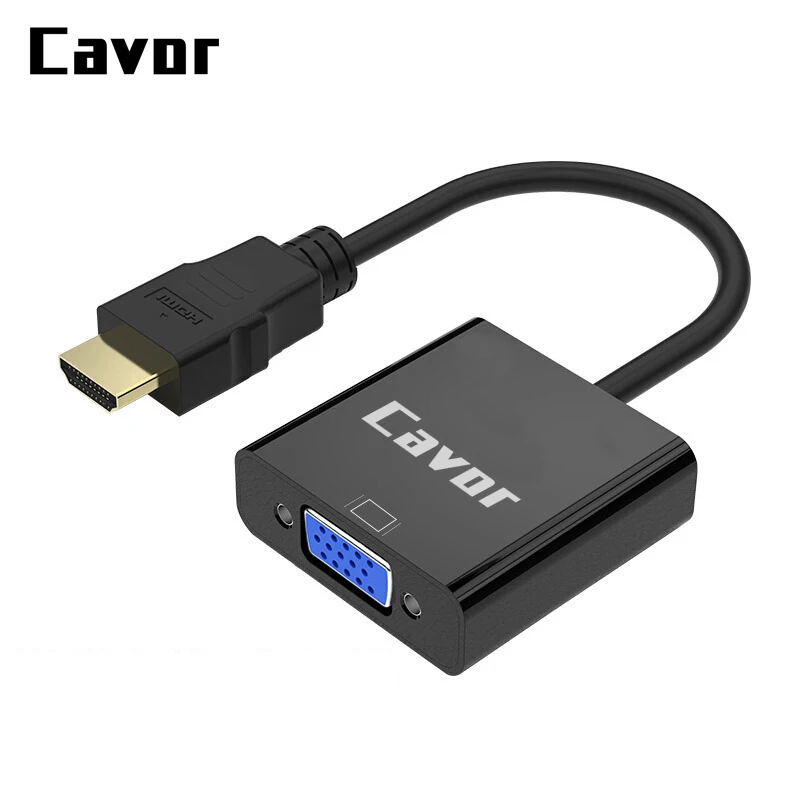 Переходник Cavor HDMI VGA для ПК ноутбука ТВ приставки проектора планшета высокое