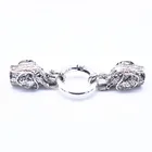 Застежки-шармы для браслета, 1 комплект, 8 мм