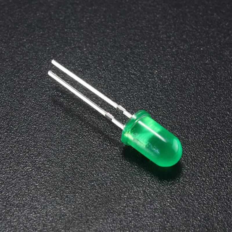 Высококачественный круглый цветной рассеянный светодиодный светильник 50 шт. 5 мм