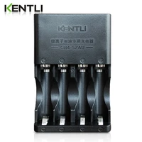4 slot kentli polymer lithium li ion charger for 1 5v aa aaa lithium li ion rechargeable battery
