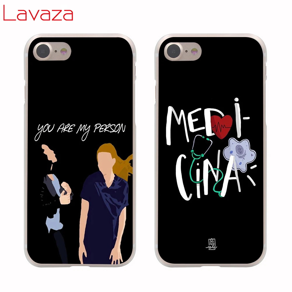 Твердый чехол для телефона Lavaza Greys Anatomy US Apple iPhone 6 6s 7 8 Plus X 5 SE XS Max XR|Чехлы-накладки| |