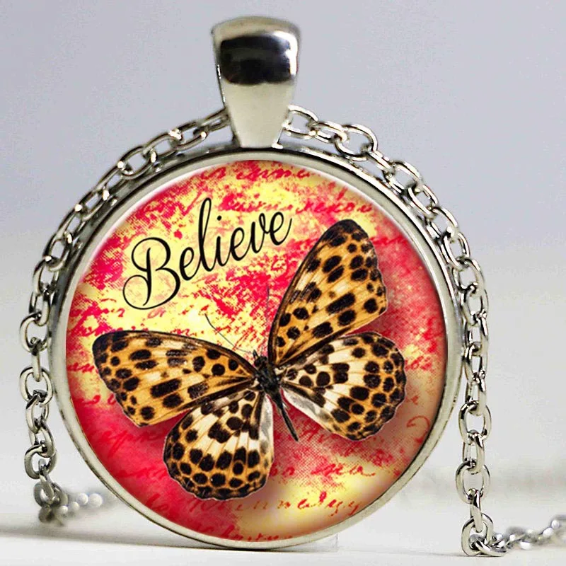 Leopard Butterfly pattern women jewelry butterfly pendant necklace friendship for vintage choker | Украшения и аксессуары