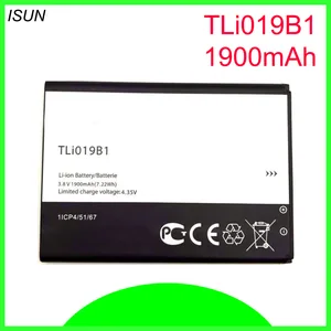 Аккумулятор ISUNOO TLi019B1 для Alcatel one touch OT991 991D 992D 916D 1900 мобильный телефон, 6010 мАч
