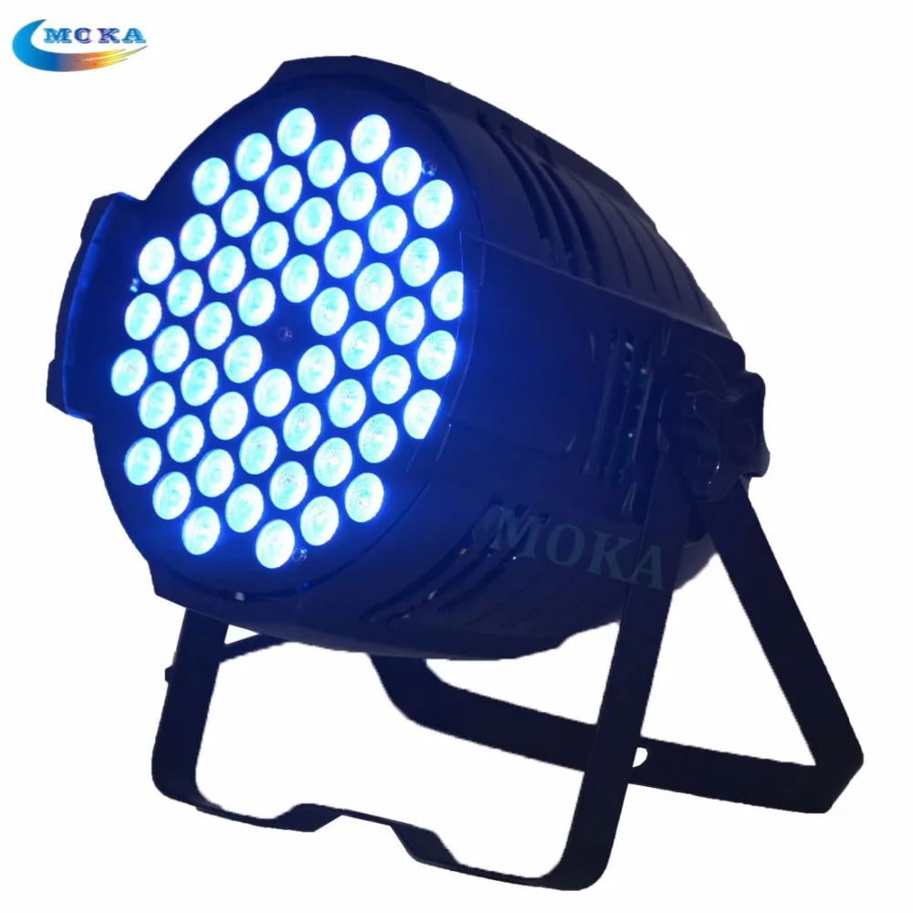 6 шт./лот 54*3 Вт par led rgb фонарик для вечеринок