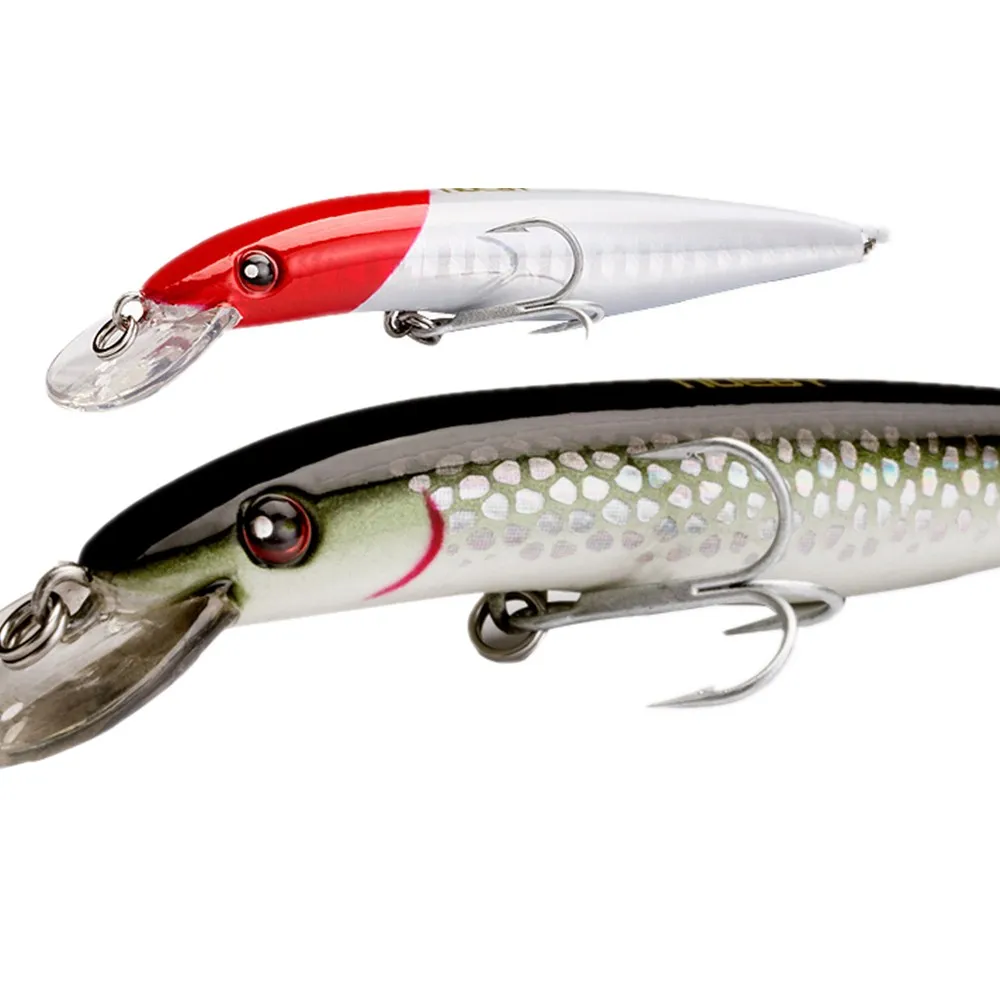 NOEBY Minnow Hard Lure 85mm/7g 100mm/10.5g 125mm/19g Leurre Wobblers Isca Artificial Peche Souple Fishing Accessories | Спорт и