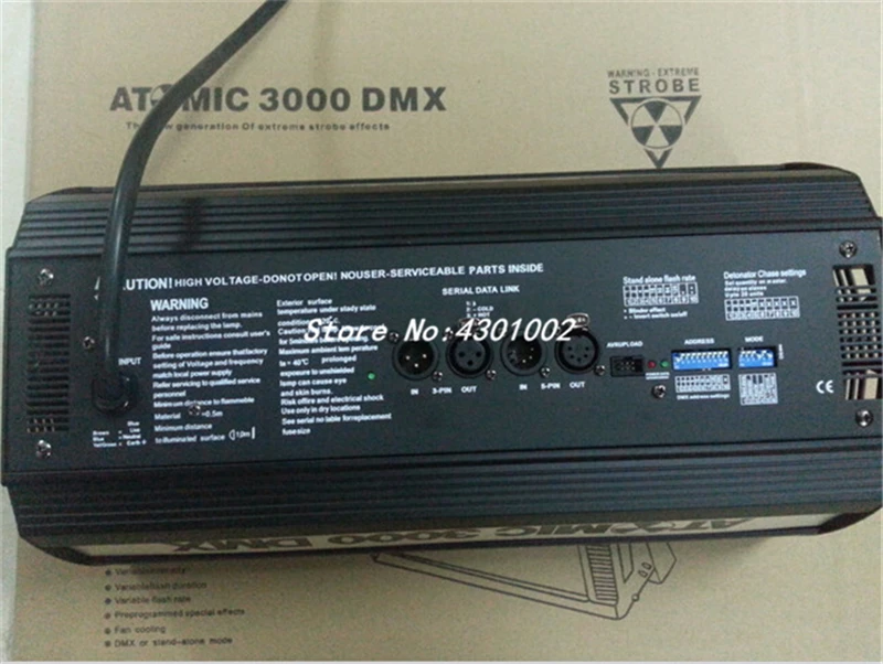 Быстрая доставка сверхъяркий Dj прожектор Atomic 300 Вт высококачественный DMX512 3000