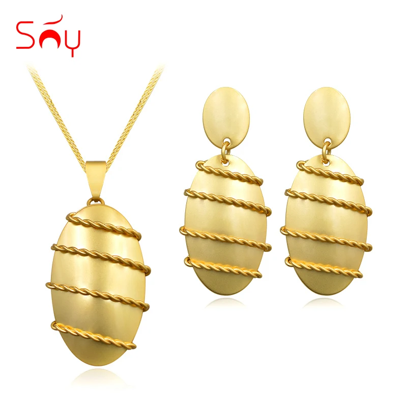 Ювелирные изделия Sunny Jewelry модные ювелирные 2021 женские серьги ожерелье с