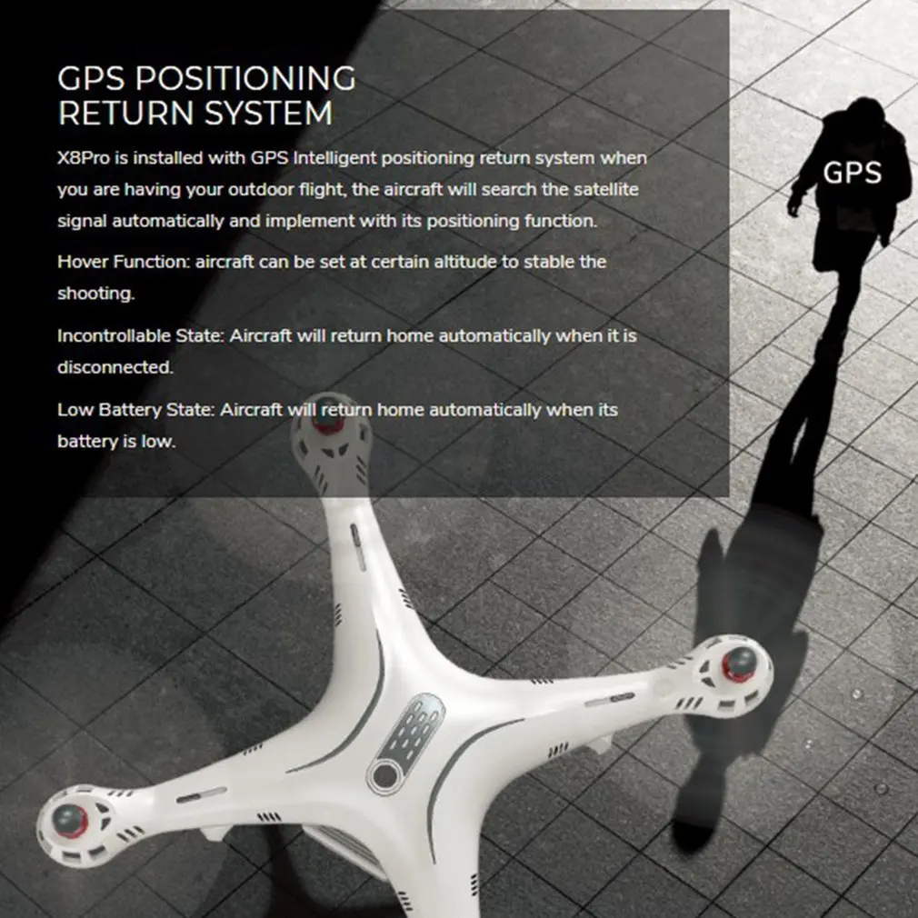 SYMA X8PRO gps Дрон WI-FI с видом от первого лица 720P HD Камера или в режиме реального времени H9R 4K Камера Дрон Квадрокоптер с 6 осями и функциями удержания высоты x8 pro RC Quadcopter RTF