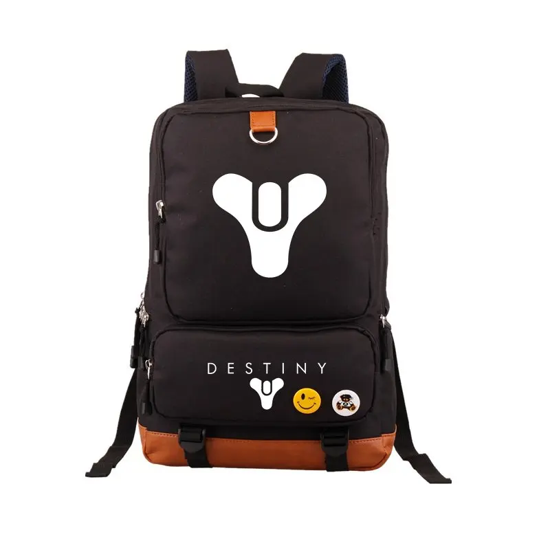 043009 Горячая игра Destiny Железный баннер рюкзак черный школьные сумки Bookbag Косплей геймер Дети Подростки плечо ноутбук дорожные сумки подарок - Цвет: 043009